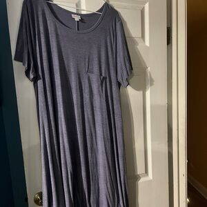 3xl purple LuLaRoe Carly gently used